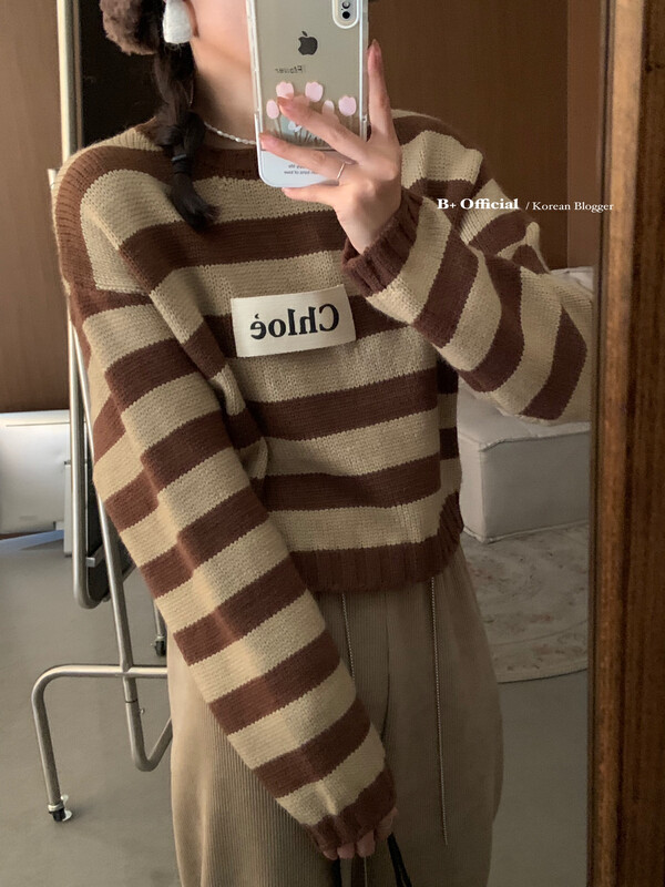 【B plus】Korean fashion casual thick sweater sweater 22-8344-2