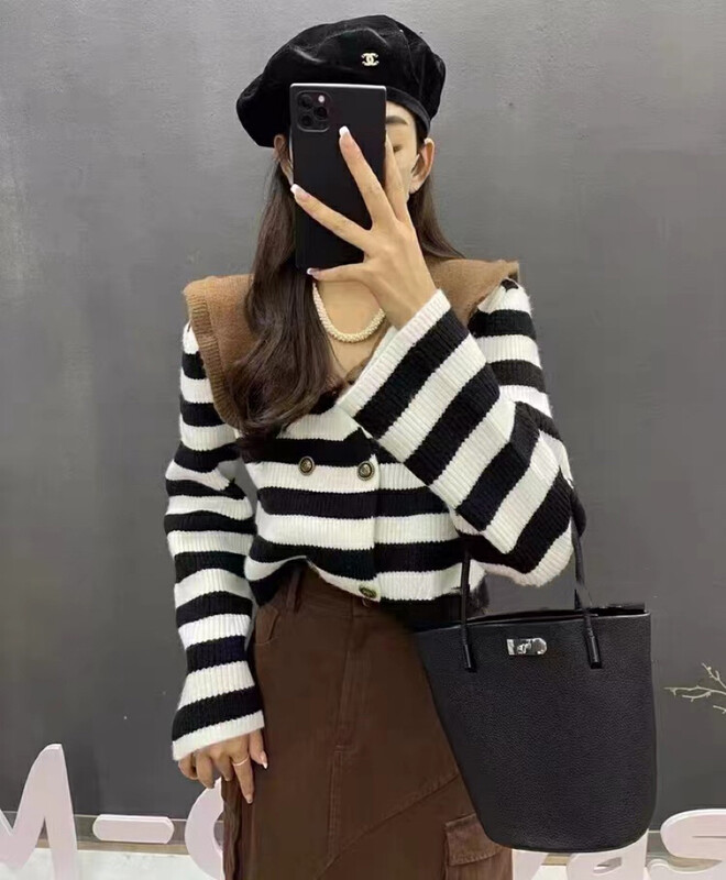 【Y.JIA】Korean all-match doll collar temperament sweater YS1-910