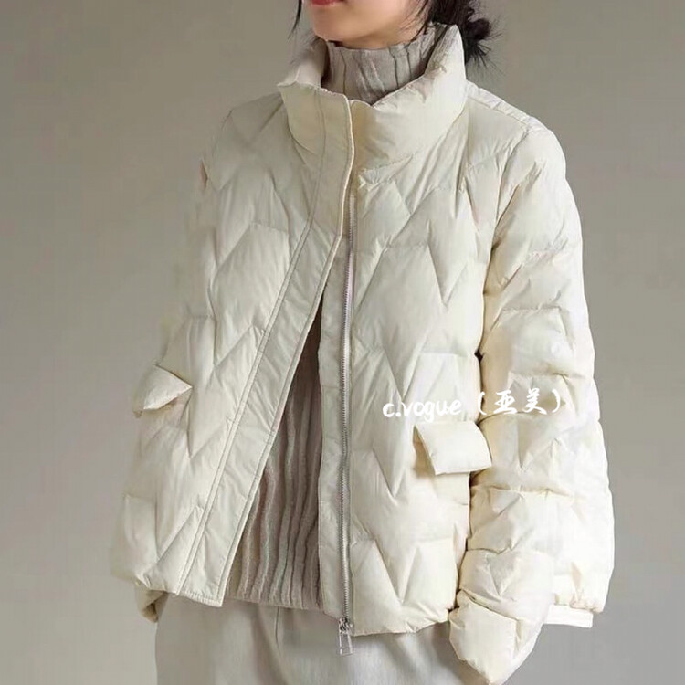 [C.VOGUE] Mori Loose Light Thin Warm Down Jacket (White Duck Down 90%/Jacket Only) Y8889# PCZ