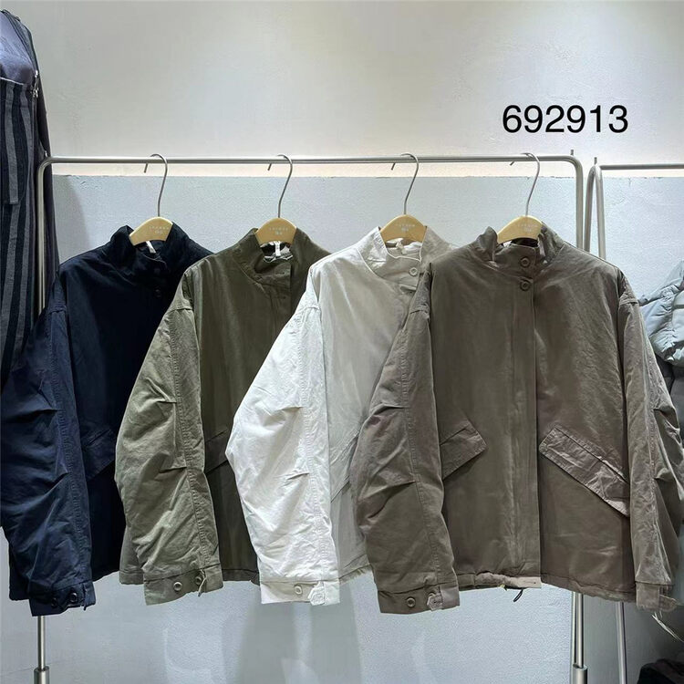 [TWENTY Yinmu] long-sleeved all-match Korean warm cotton jacket 692913# L