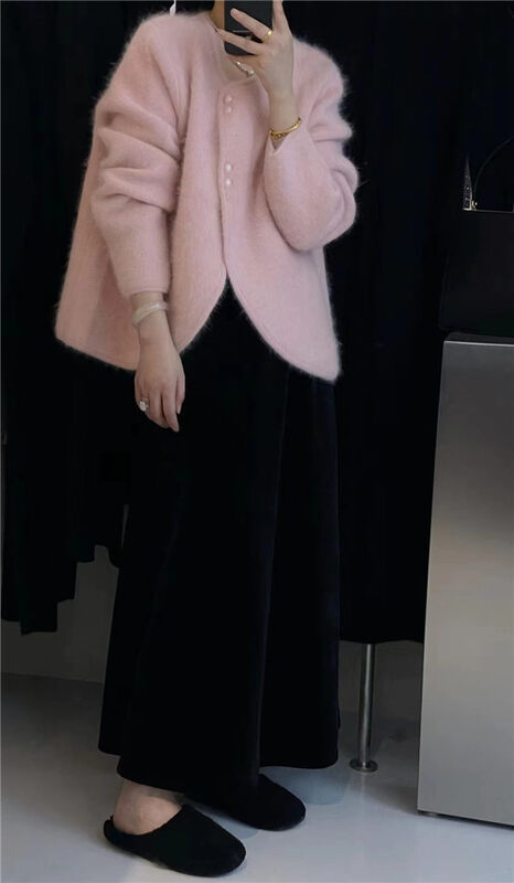 【WANWAN】Gentle and gentle loose warm sweater 7652# HBX