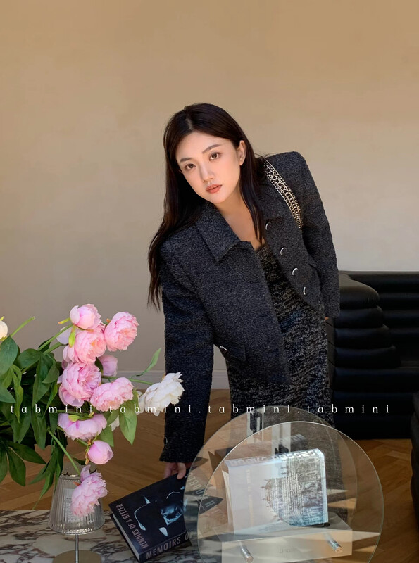 【TABMINI】Stylish and fragrant short coat D11443-M# WPL
