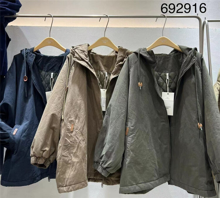 【TWENTY印木】長袖韓版百搭保暖棉服外套  622916#  L
