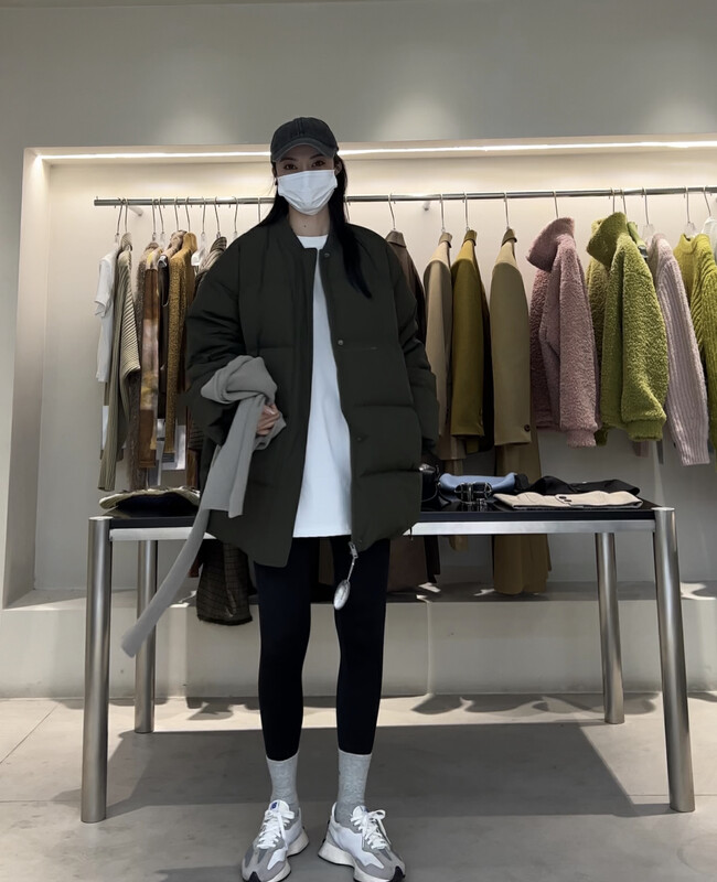 【IN.CHOOSE U】Simple solid color casual all-match warm down jacket (including 90% white duck down) 66373# CQW