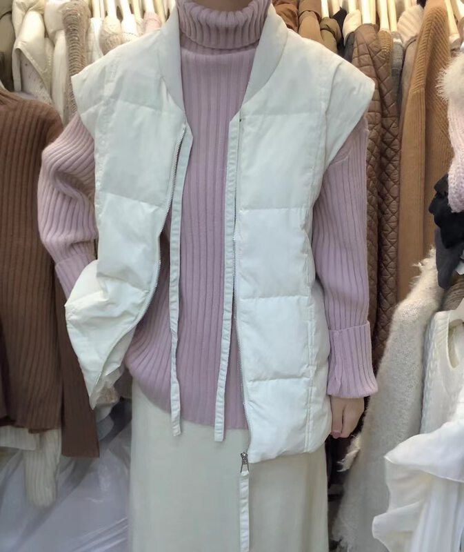 【WANWAN】High collar solid color simple all-match warm sweater 2601# HBX