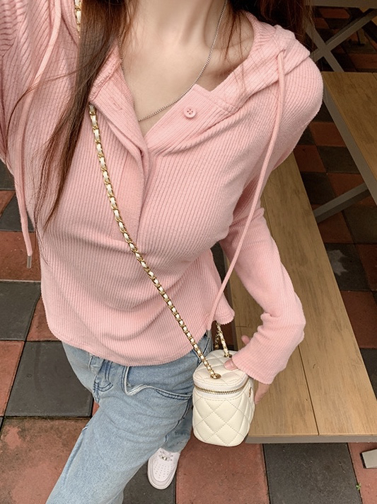 【WGWE】Designed hooded slimming sweater 3001# FHX