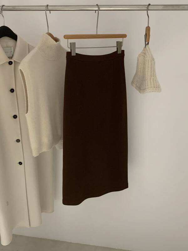 【WANNA OUR】Natural Straight All-Match Casual Skirt 229950# ZXL