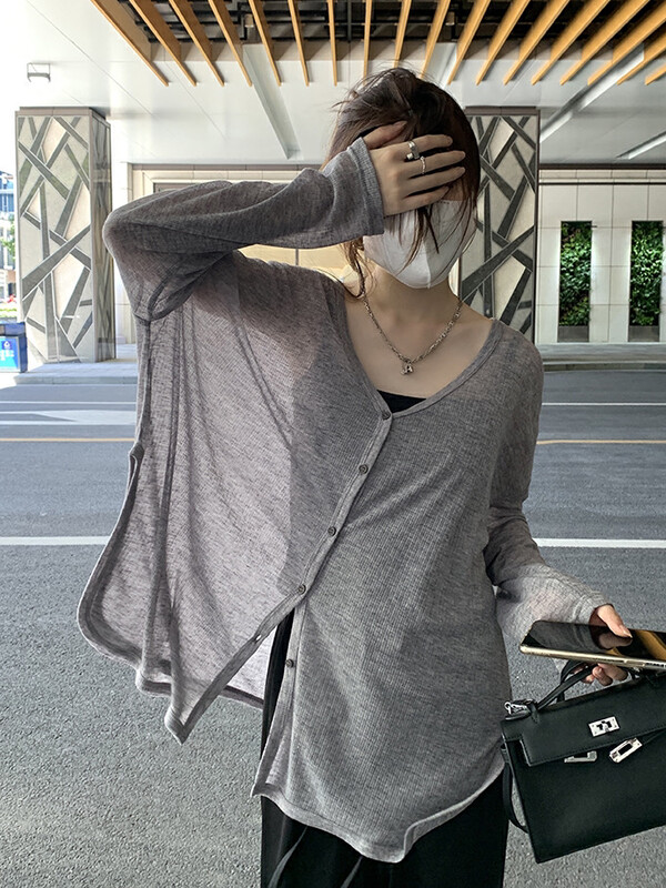 Original price 32.71! New in autumn! [WGWE] solid color all-match Korean long-sleeved T-shirt 2706# FHX