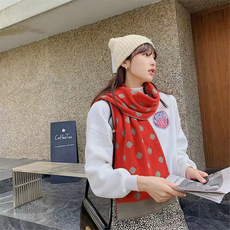 [JULIA] Korean Lingge Flower Scarf 3333 # PCZ
