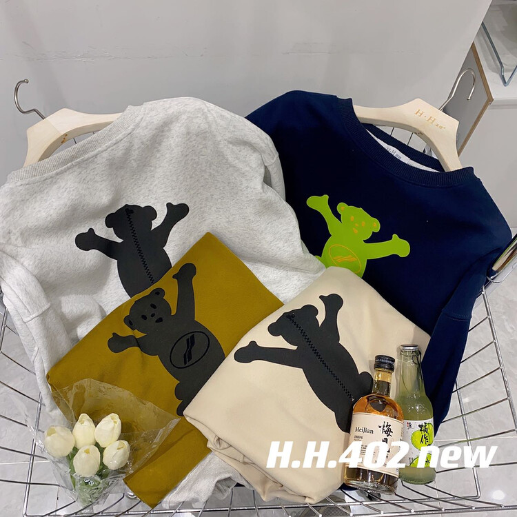 Original price 50.76! New in autumn!【HH &MISS LAI】Korean fashion all-match loose sweater 402# L