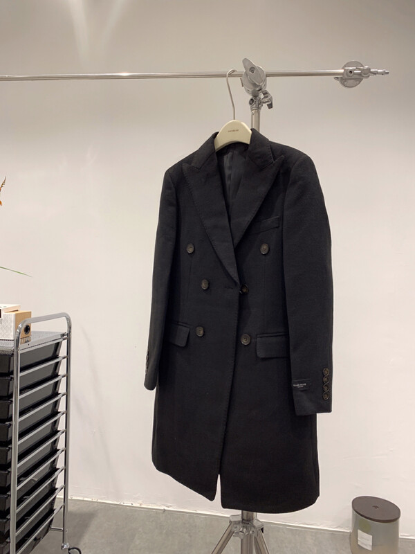 [VANESSA] Temperament double-breasted woolen coat 3666# OZQ