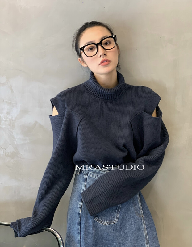 【MRA】Advanced Multicolor Warm Design Loose Sweater H7527
