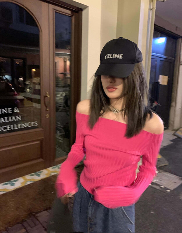 【WGWE】Yujie Fried Street Rose Red Pullover Warm Sweater 3100# FHX