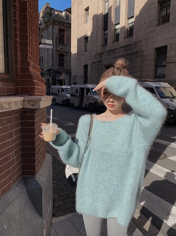 [WGWE] Fluffy, loose, gentle and lazy shirt 3030# FHX
