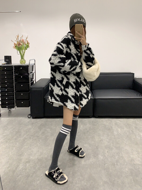 【VANESSA】Loose Korean version of thickened coat C720# OZQ