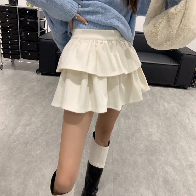 【VANESSA】Korean version high waist all-match skirt 8367# OZQ