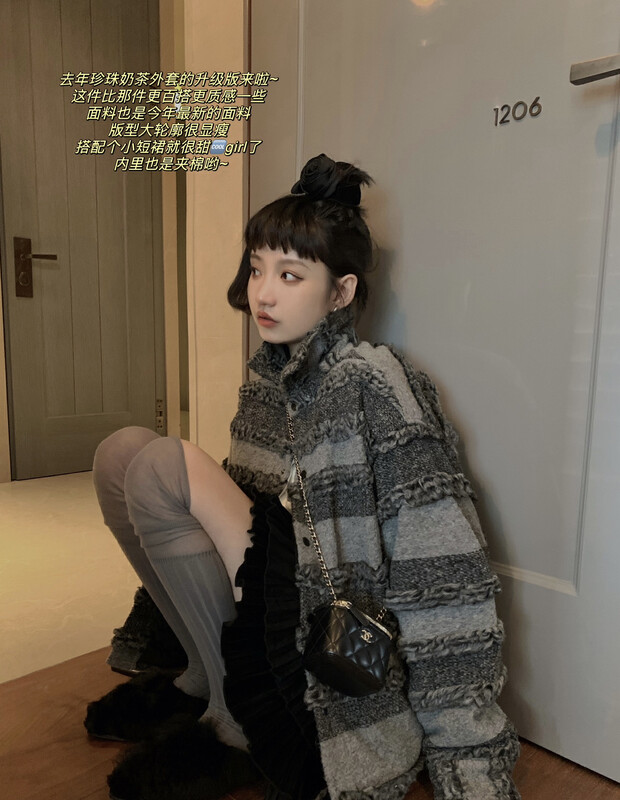 【VANESSA】Custom woolen mid-length padded coat C-705# OZQ