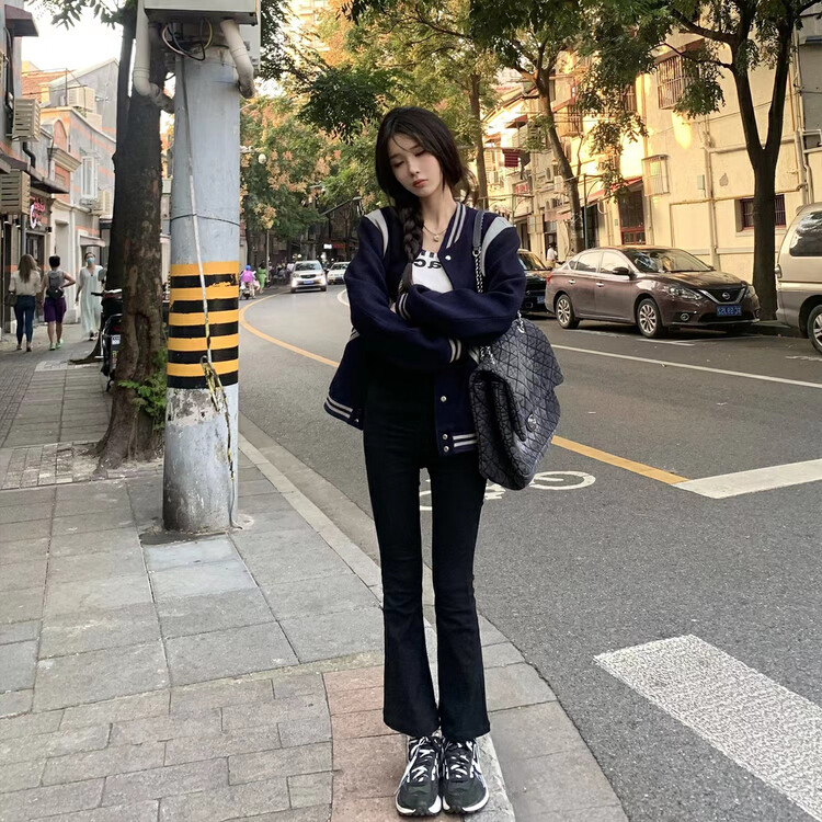 【ARE STUDIO】Casual all-match high-waist flared jeans 92626# OZQ