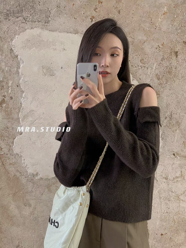 Original price 98.99! 【MRA】Korean simple two-wear warm sweater SP62