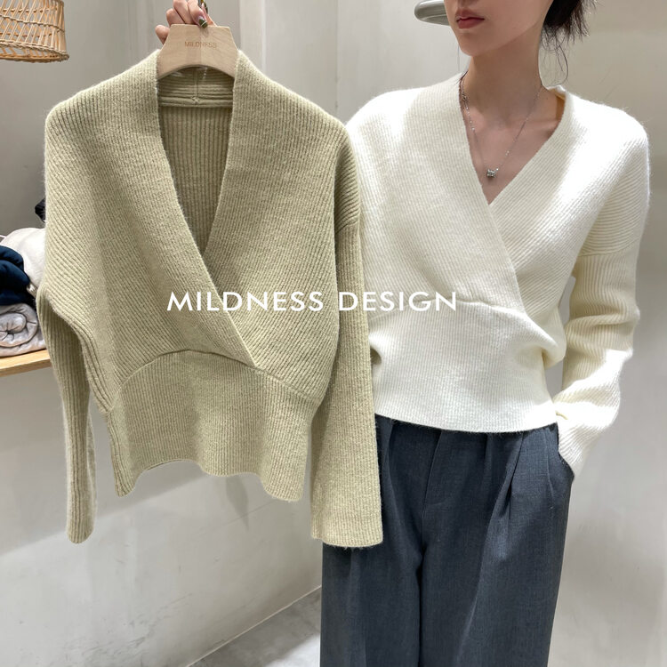 [MILDNESS] Arctic fleece design sweater sweater 397