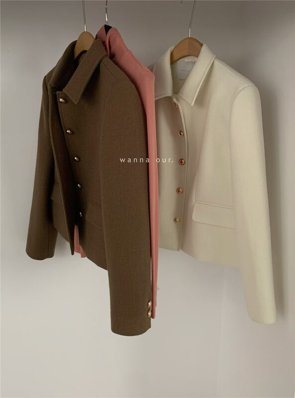 New winter models!  【WANNA OUR】Korean fashion style wool coat (60% wool) 229930# ZXL
