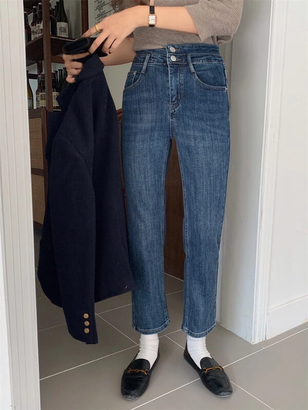 【ONEDAY】Slim and comfortable jeans YS7079# L