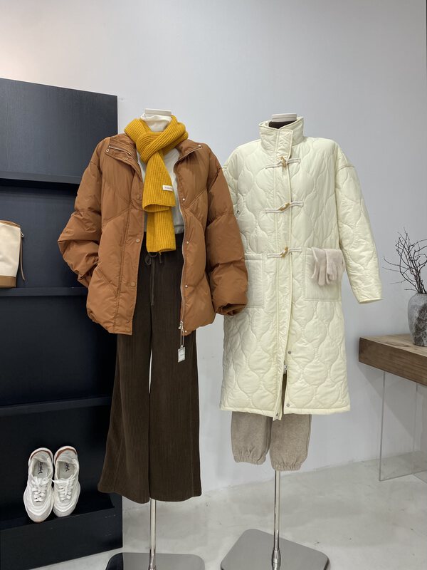 Original price 168.99! [M.ZI STUDIO] Korean simple loose casual warm cotton jacket 12157# HJY