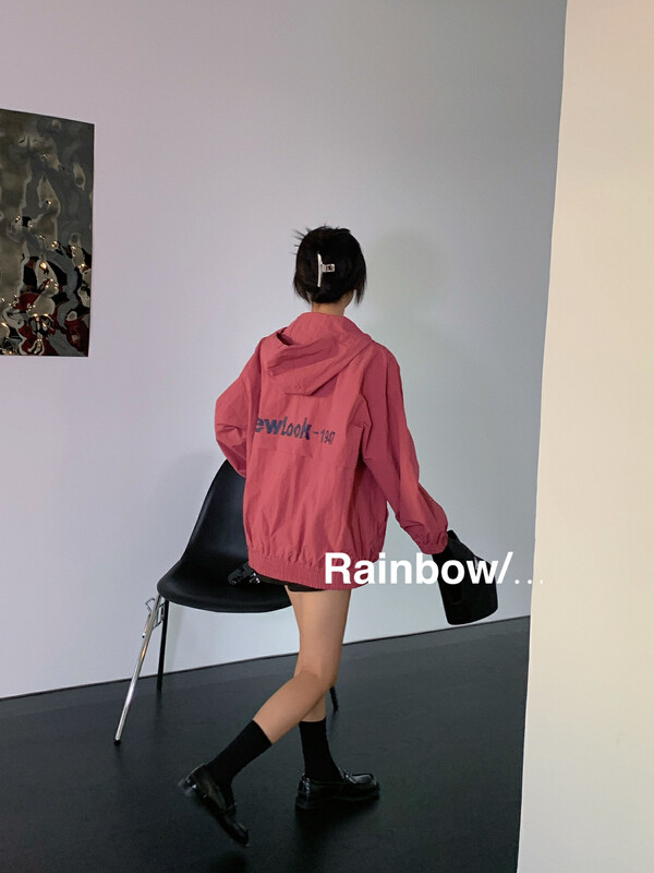 【RAINBOW】Early autumn retro color jacket short jacket (jacket fabric) YS1-28651# FHX