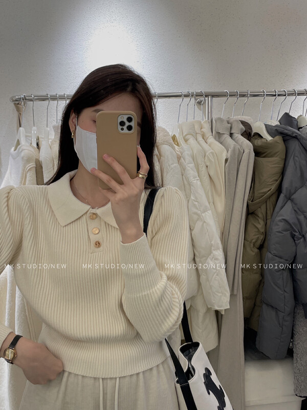 【CHEN/MK】Korean style simple temperament casual sweater YS1-D205# HJY