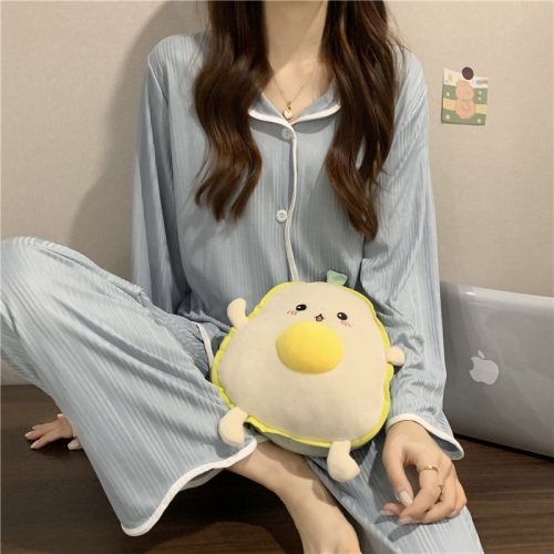 Real price real price new casual all-match lazy style cute solid color loose furniture clothing pajamas women's suit