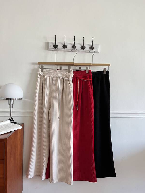 【MISS KOREA】Sports fashion all-match casual pants (with waist rope) 5359# HBX