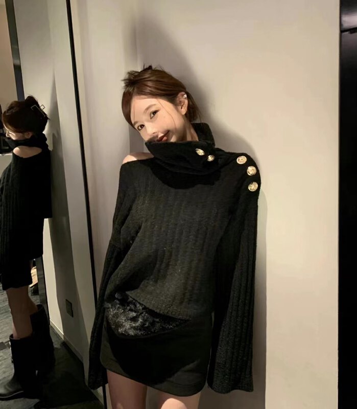 【MS STUDIO】Pure color all-match long-sleeved sweater 09521# PCZ
