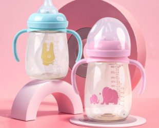 Baby bottle anti-fall ppsu wide-caliber imitation breast milk large-capacity newborn baby one-year-old two-year-old universal pacifier duckbill cup