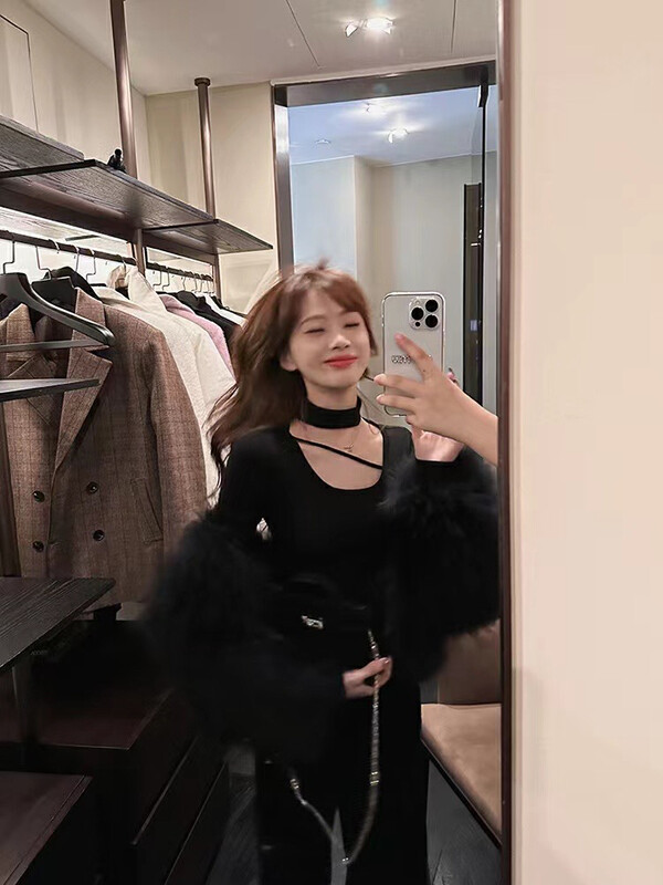 【Y.JIA】High collar hollow bottoming sweater 983