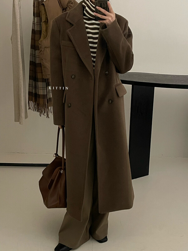 【KITTIN】Korean style woolen long coat coat 2167