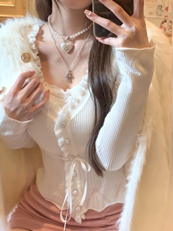 【L.L STUDIO】Pure Desire Slim Knit Sweater 78590# PCZ