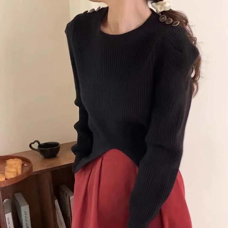 [Y.JIA] Niche Design Sweater Sweater Sweater 218
