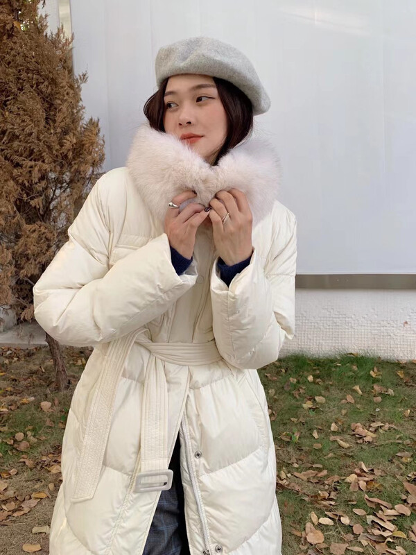 【RS】Stylish warm down jacket (with belt) (including 90% white duck down) YS1-YR1009-# FHX