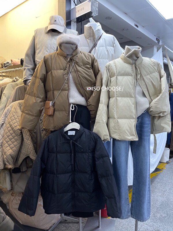 【ISO Korean】Korean style small loose warm down jacket (with 90% white duck down) 86013# HJY