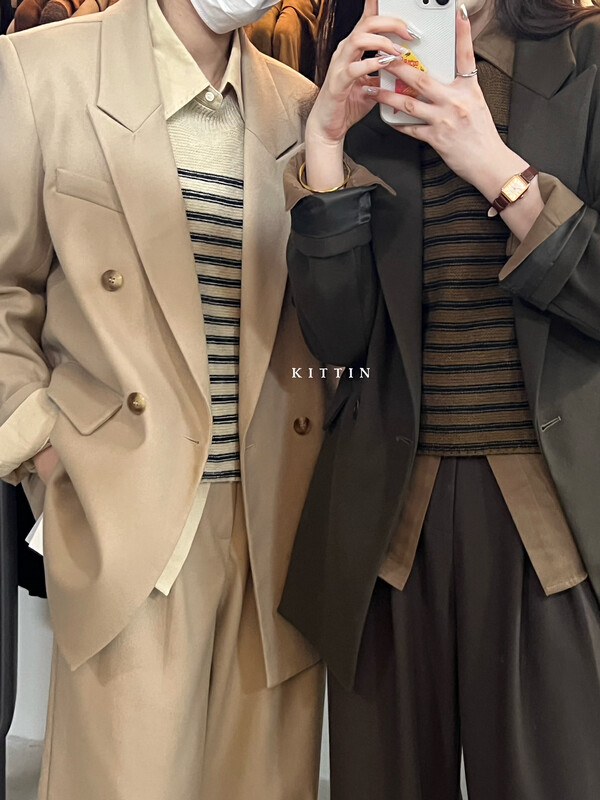 [KITTIN] Korean version of high-quality textured suit 299