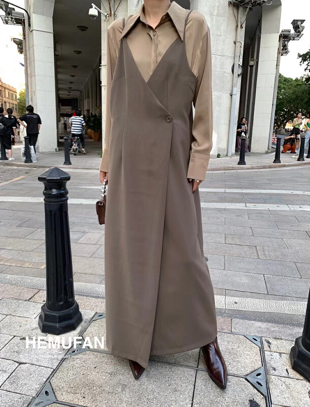 【HEPBURN Hepburn】Simple one-piece dress 1886# FHX