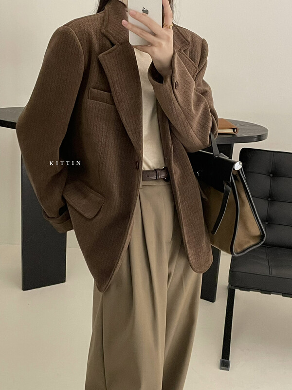 【KITTIN】Korean Chenille suit (jacket) 2008# FHX