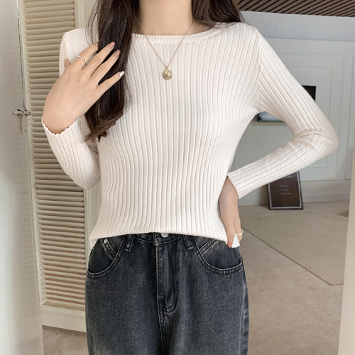 Real price women's autumn and winter slim bottoming sweater long-sleeved knitted sweater