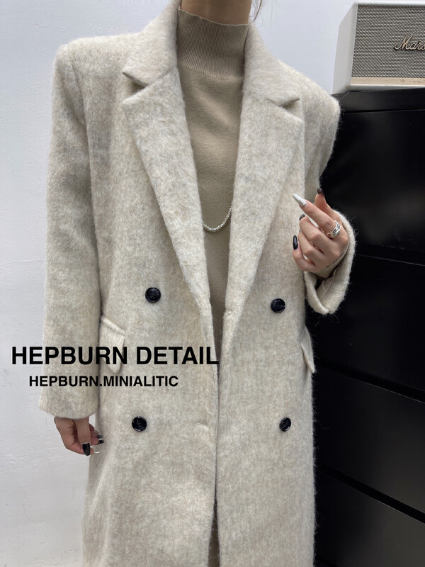 [HEPBURN Hepburn] High-grade big-name thickened cotton (including 40 wool) wool jacket (all-match and simple) 5329# FHX