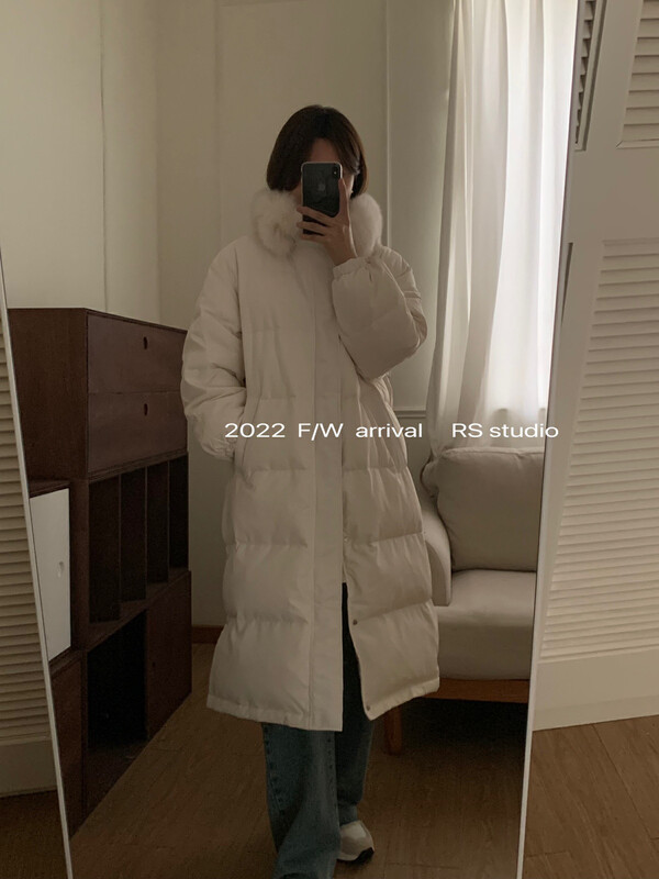 【RS】Korean style long-sleeved simple warm down jacket (including 90% white duck down) YR1082-2# FHX