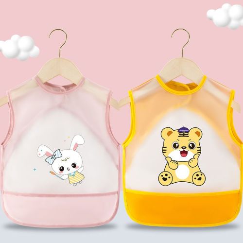 Baby eating bib waterproof children's overcoat summer infant and young children's eating pocket apron anti-dressing saliva towel for men and women
