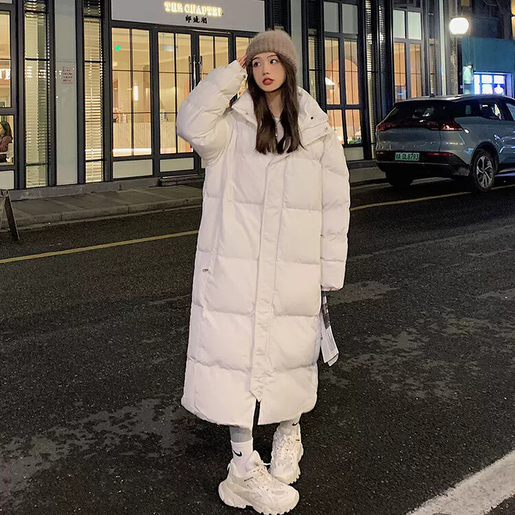 【L.L STUDIO】Korean style loose thickened long warm padded jacket 78624# PCZ
