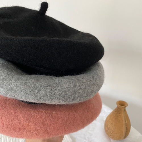 Real shot real price beret women's British retro autumn and winter wool painter's hat ladies beret hat all-match ins
