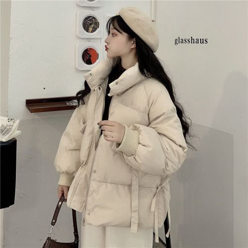 2022 winter new Korean version of down jacket female small bread clothing short cotton coat college style cotton coat