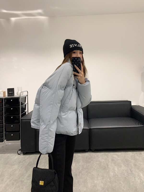【VANESSA】candy color short mid-high collar warm padded jacket 8973# OZQ